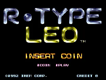 R-Type Leo (Japan rev. D) screen shot title